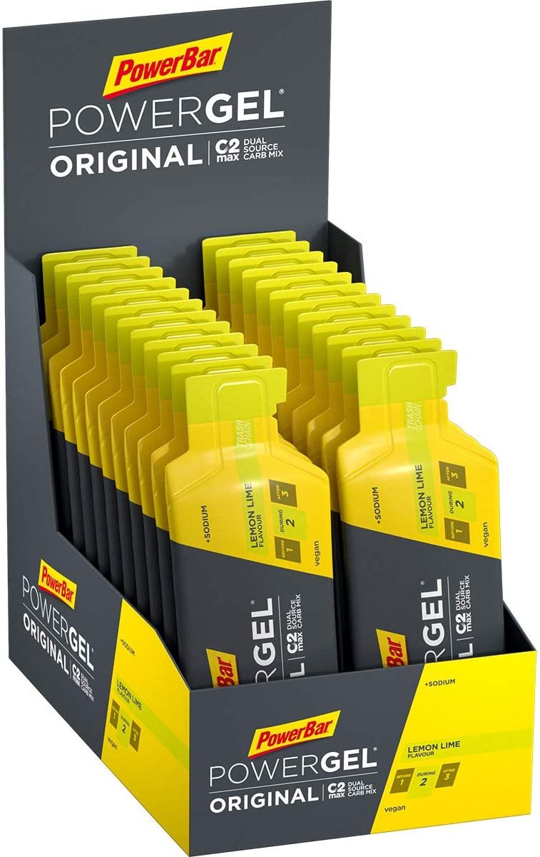 PowerBar Powergel Original, Lemon Lime - 24 x 41g