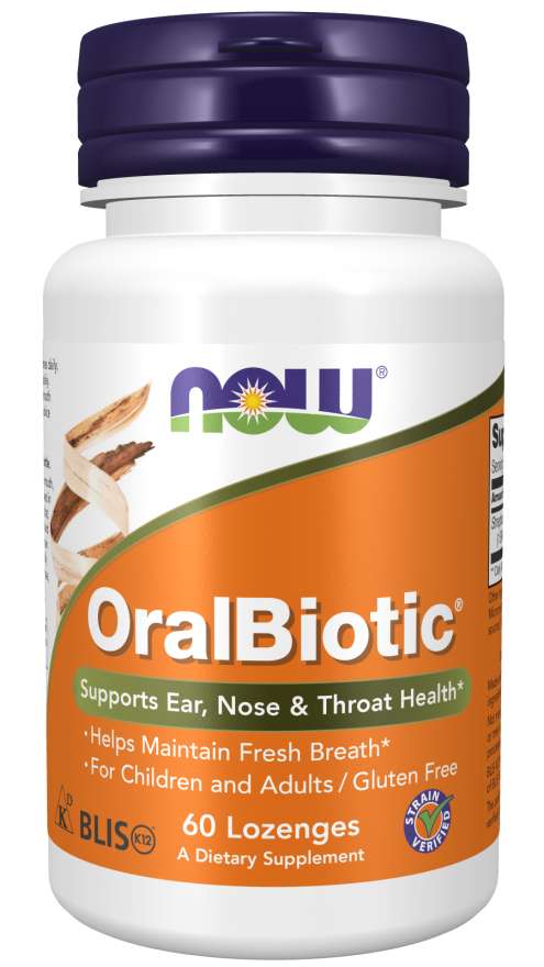 NOW Foods OralBiotic - 60 lozenges