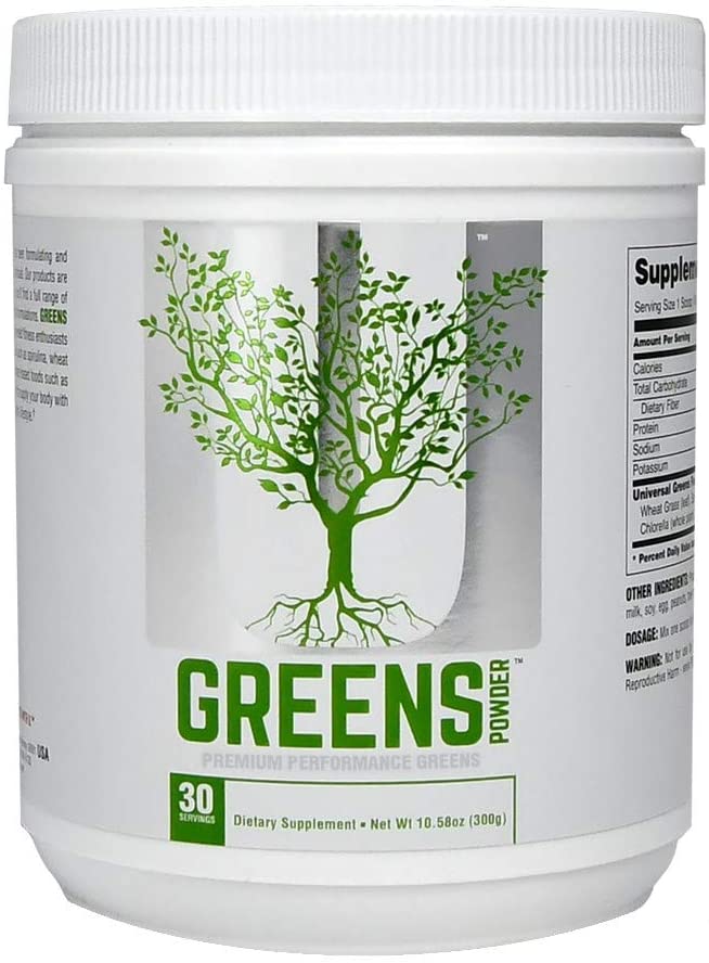 Universal Nutrition Greens Powder, Unflavored - 300g