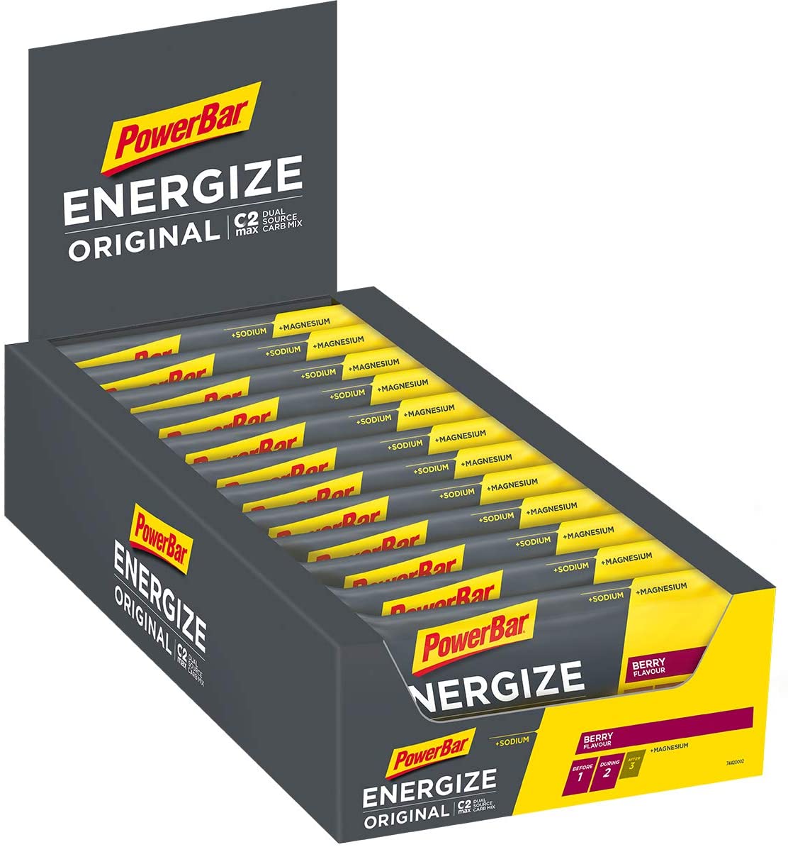 PowerBar Energize Original Bar, Berry - 25 bars