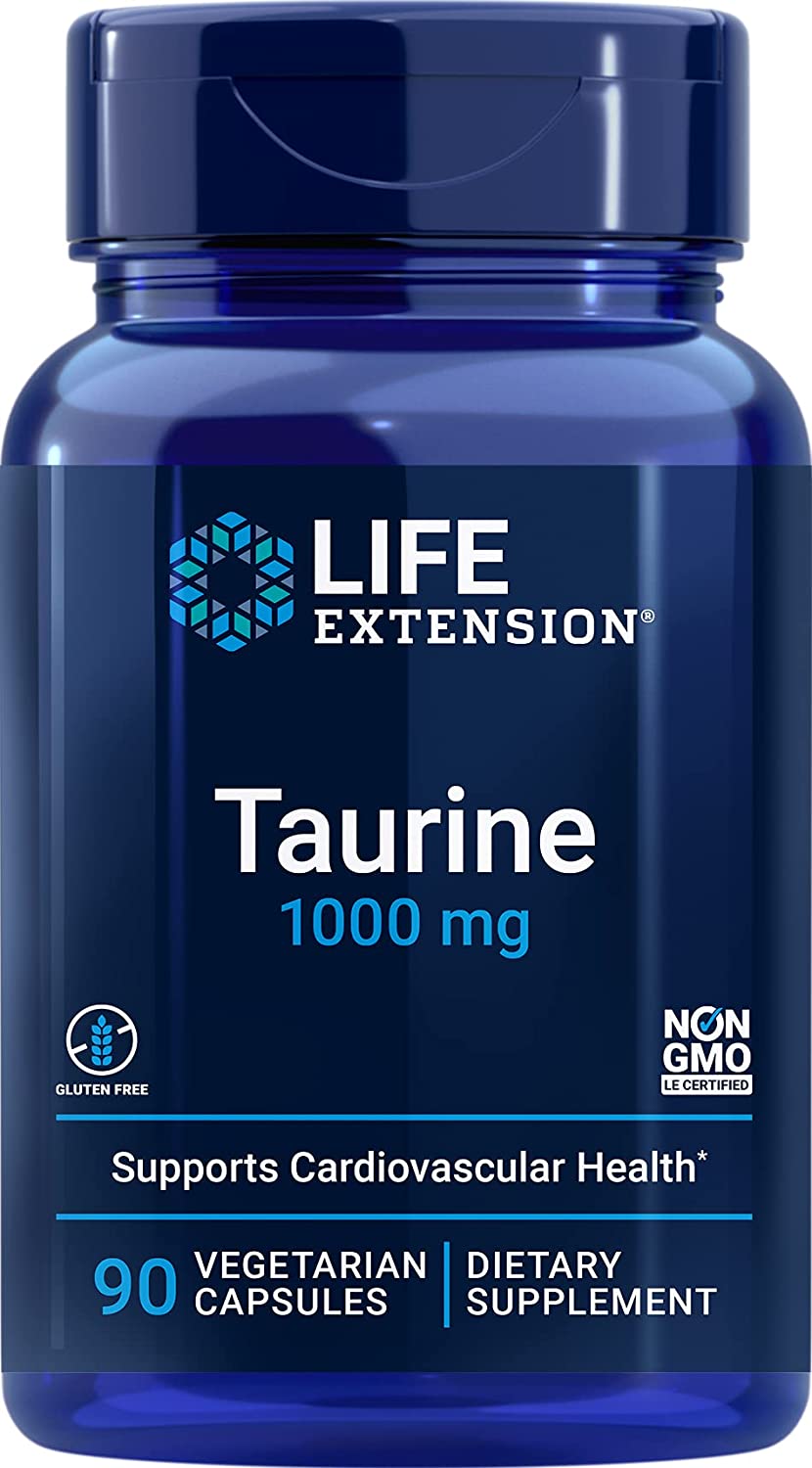 Life Extension Taurine, 1000mg - 90 vcaps