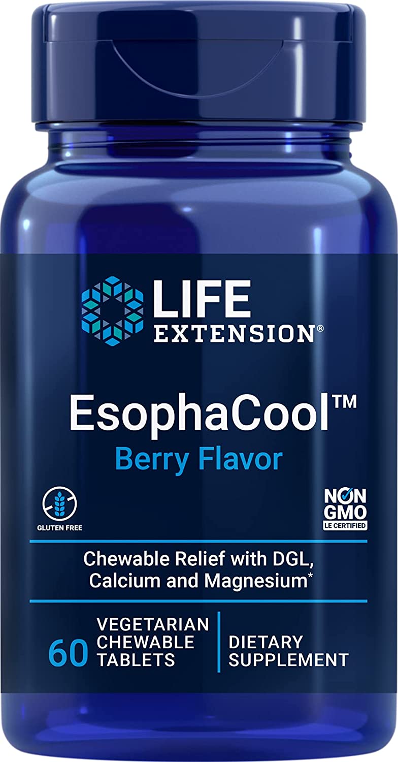 Life Extension EsophaCool - 60 chewable tabs