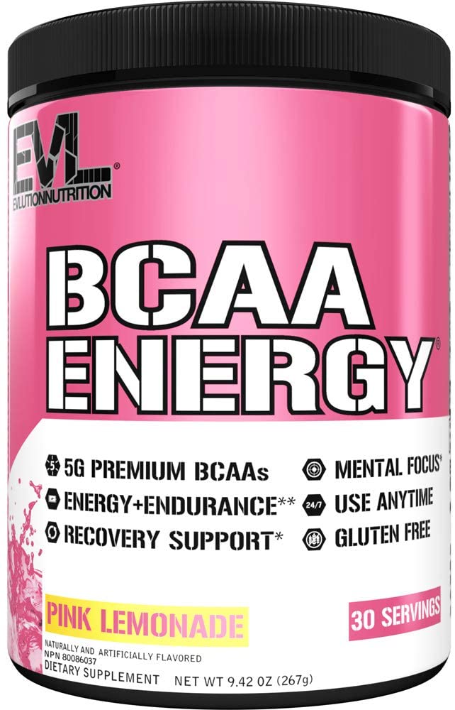 EVLution Nutrition BCAA Energy, Pink Lemonade - 267g