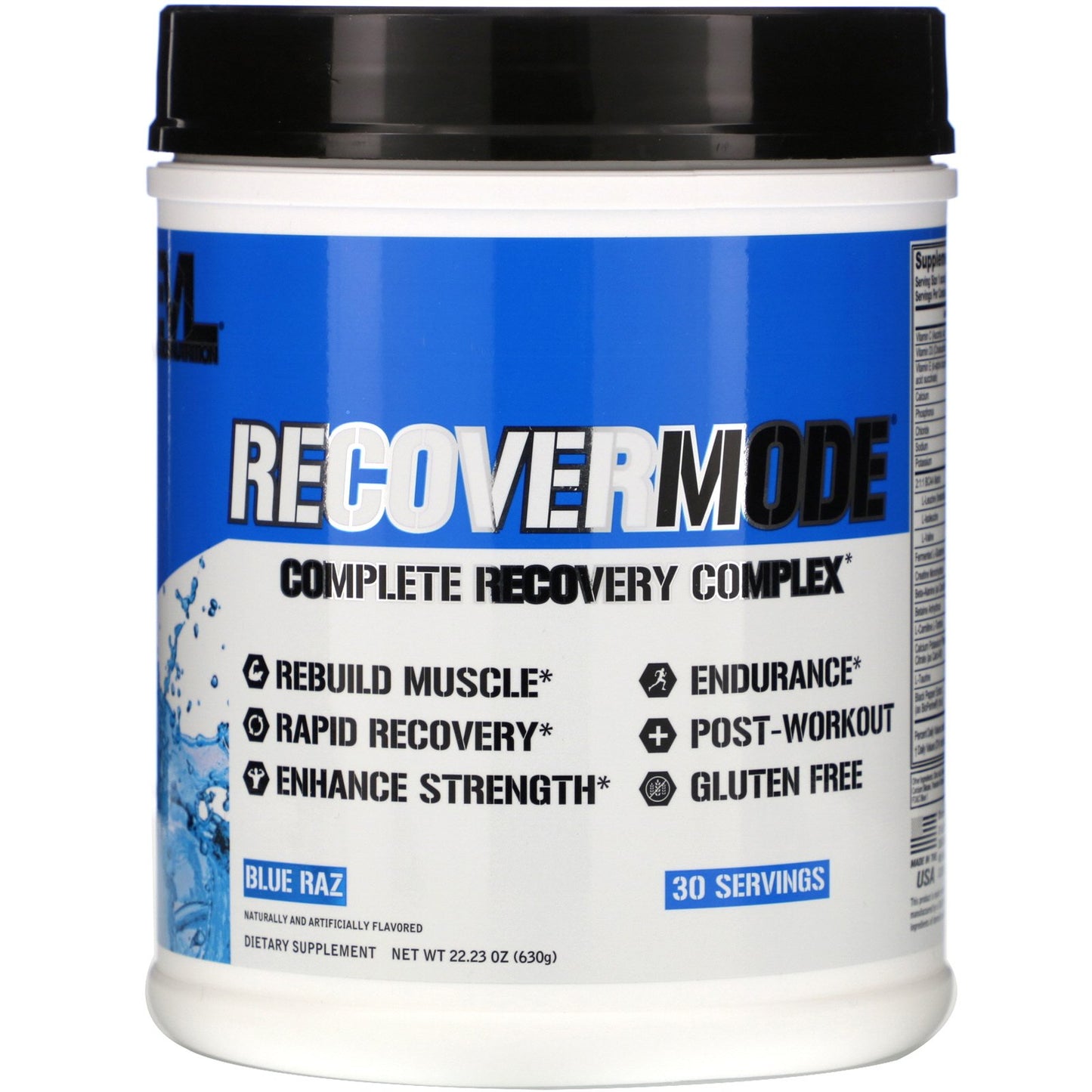 EVLution Nutrition RecoverMode, Blue Raz - 630g