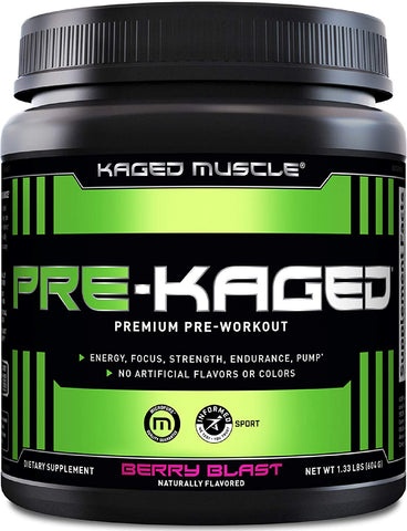 Kaged Muscle Pre-Kaged, Berry Blast - 604g