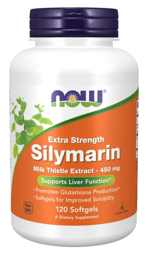 NOW Foods Silymarin Milk Thistle Extract, Extra Strength - 120 softgels