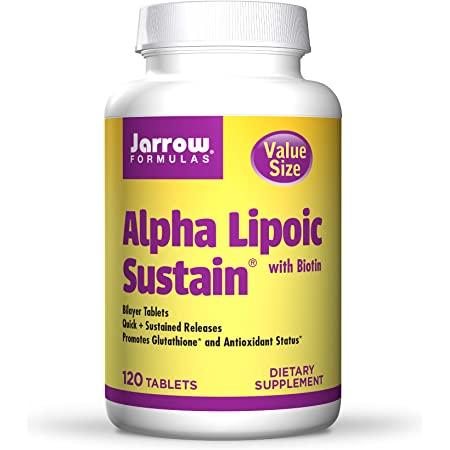 Jarrow Formulas Alpha Lipoic Sustain, 300mg with Biotin - 120 tabs