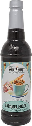 Jordan's Skinny Syrups Sugar Free Syrup, Caramel Fudge Waffle Cone - 750 ml.
