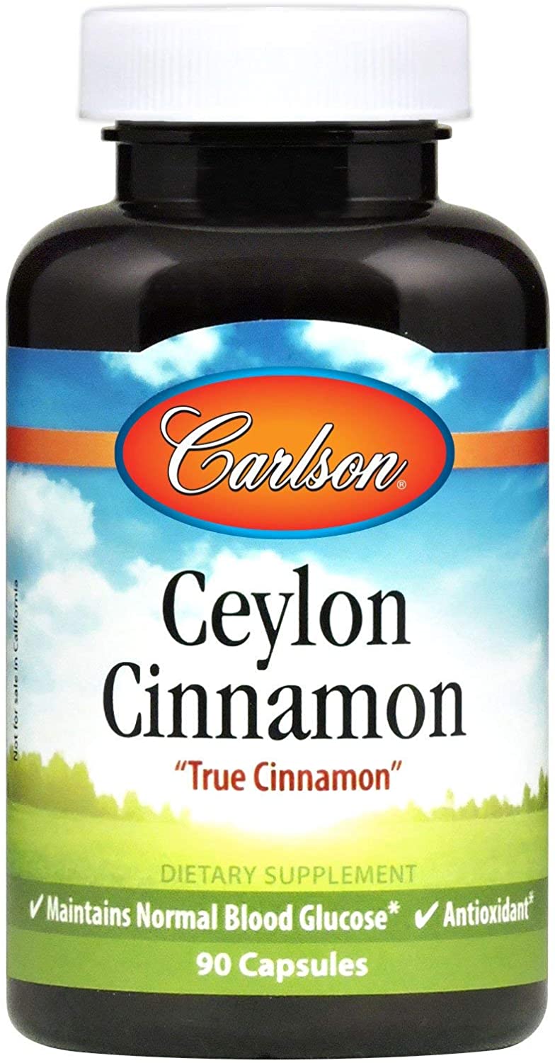 Carlson Labs Ceylon Cinnamon - 90 caps