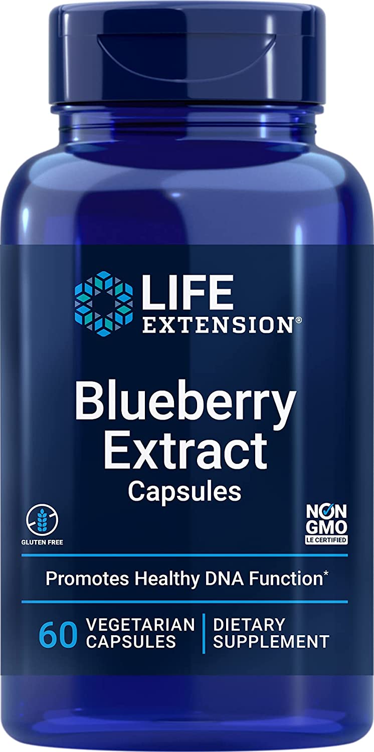 Life Extension Blueberry Extract Capsules - 60 vcaps