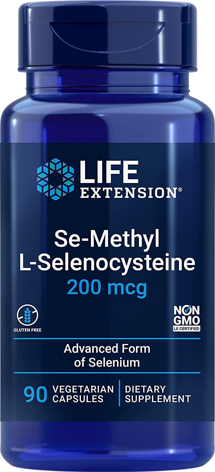 Life Extension Se-Methyl L-Selenocysteine, 200mcg - 90 vcaps