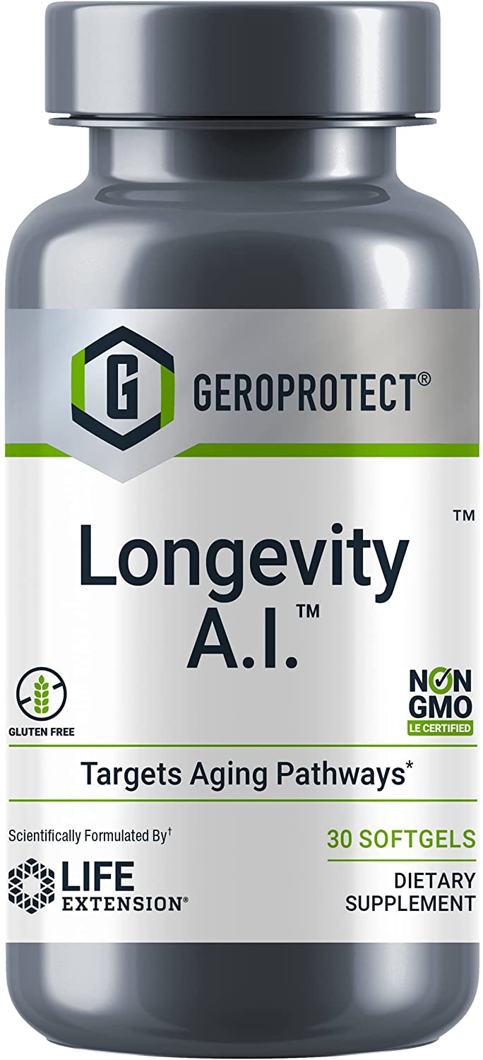 Life Extension Geroprotect, Longevity A.I. - 30 softgels