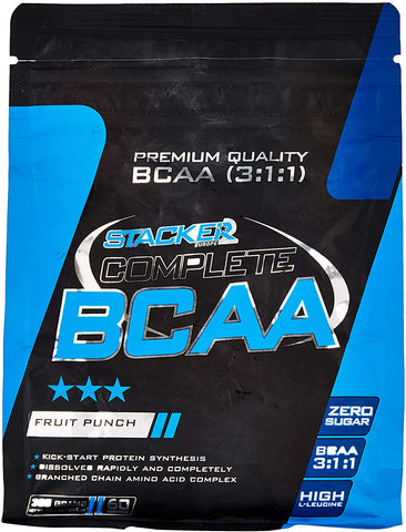 Stacker2 Europe Complete BCAA, Fruit Punch - 300g