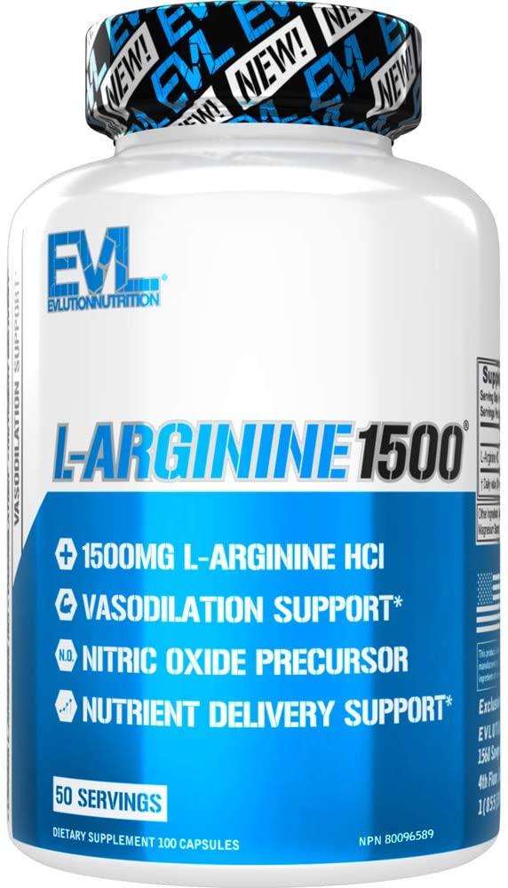 EVLution Nutrition L-Arginine 1500 - 100 caps