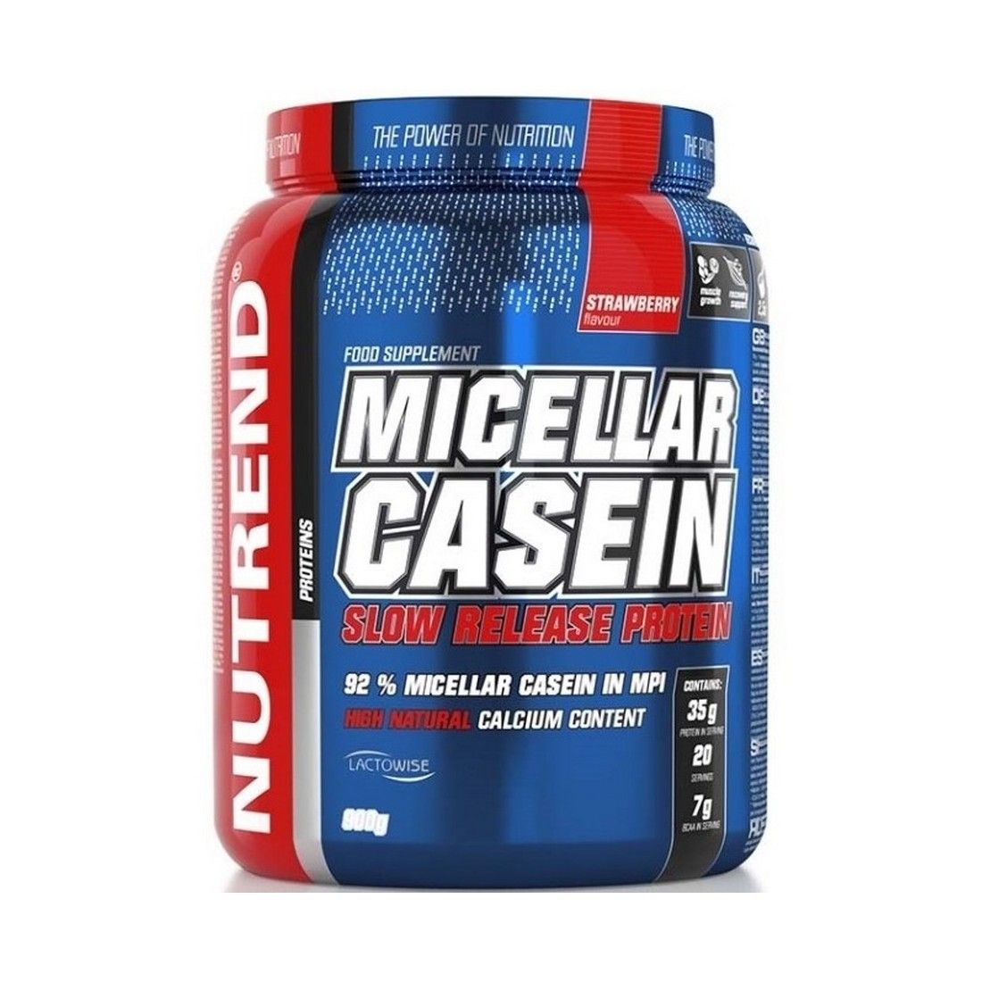Nutrend Micellar Casein, Strawberry - 2250g