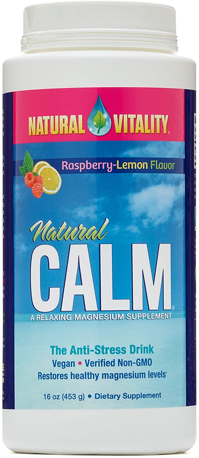Natural Vitality Natural Calm, Raspberry Lemon - 453g