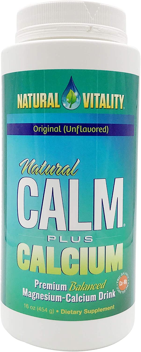 Natural Vitality Natural Calm Plus Calcium, Unflavored - 454g