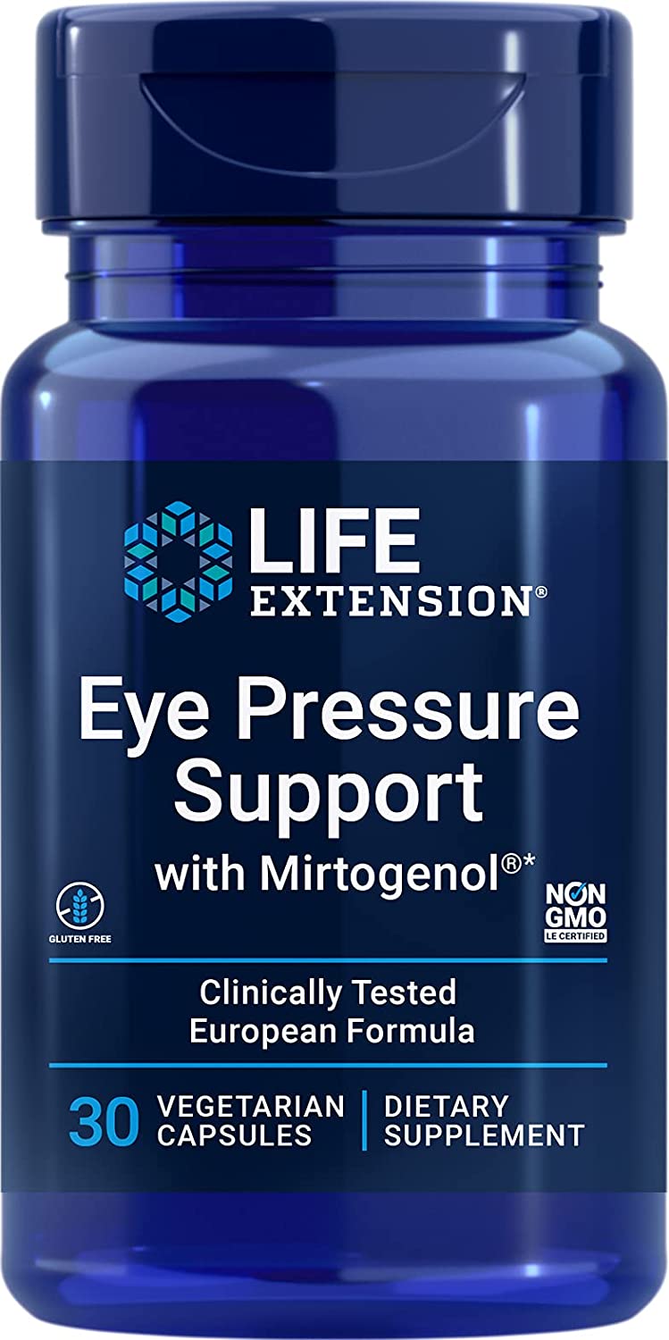 Life Extension Eye Pressure Support with Mirtogenol - 30 vcaps
