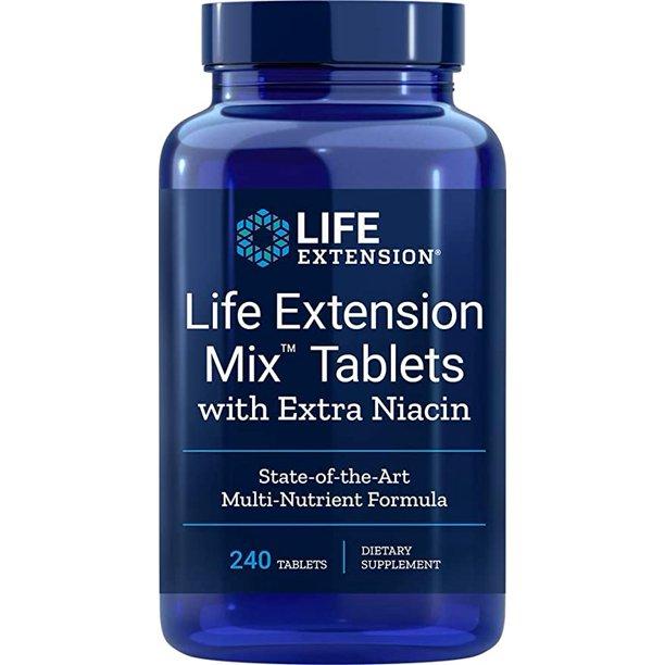 Life Extension Mix Tablets with Extra Niacin - 240 tablets