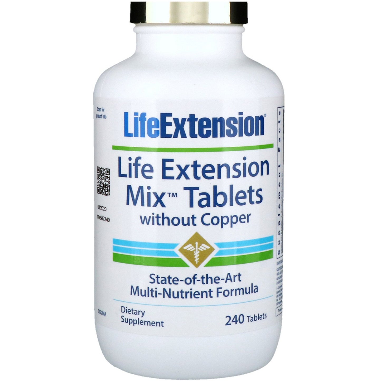 Life Extension Mix Tablets without Copper - 240 tablets