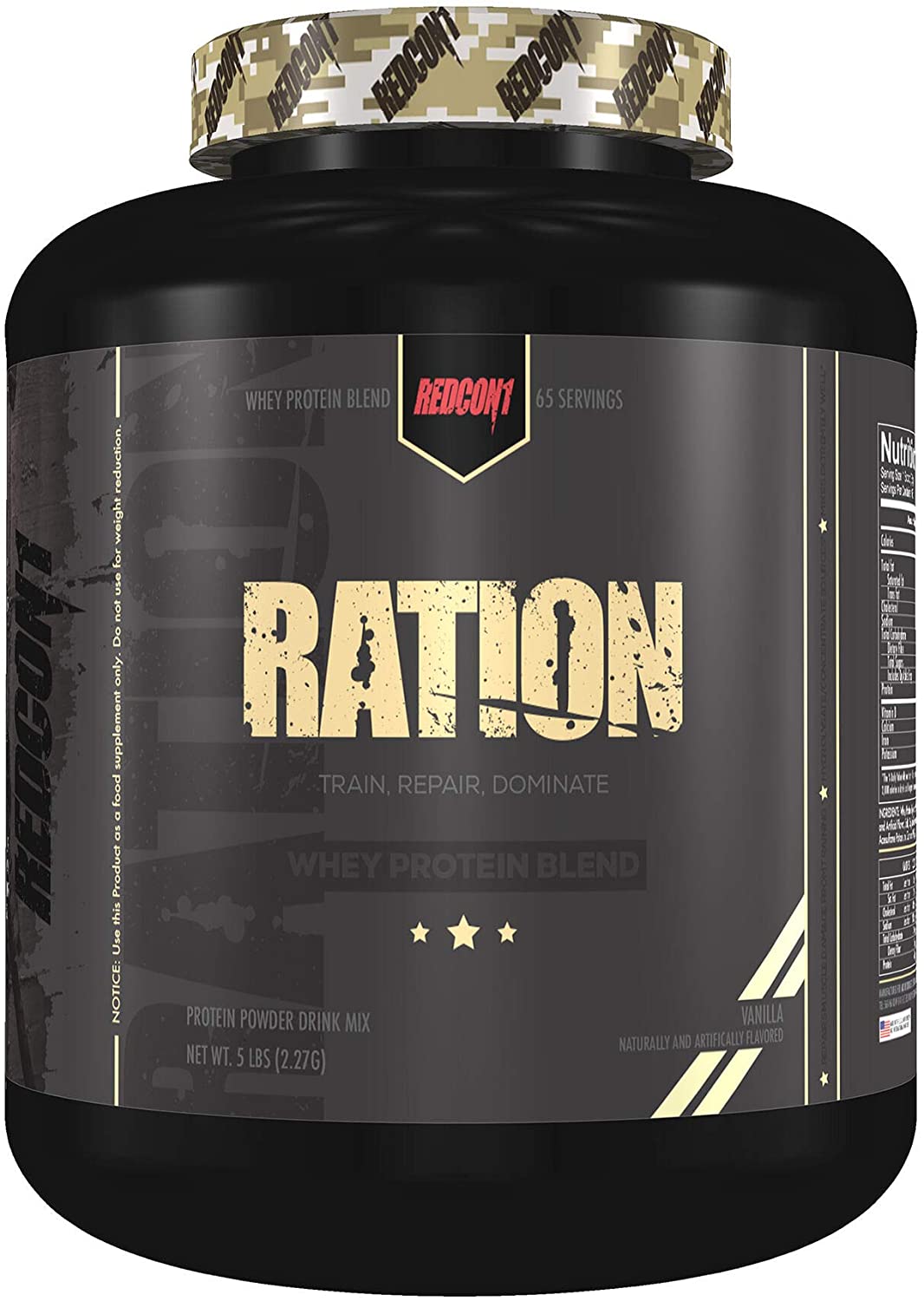 Redcon1 Ration - Whey Protein, Vanilla - 2270g