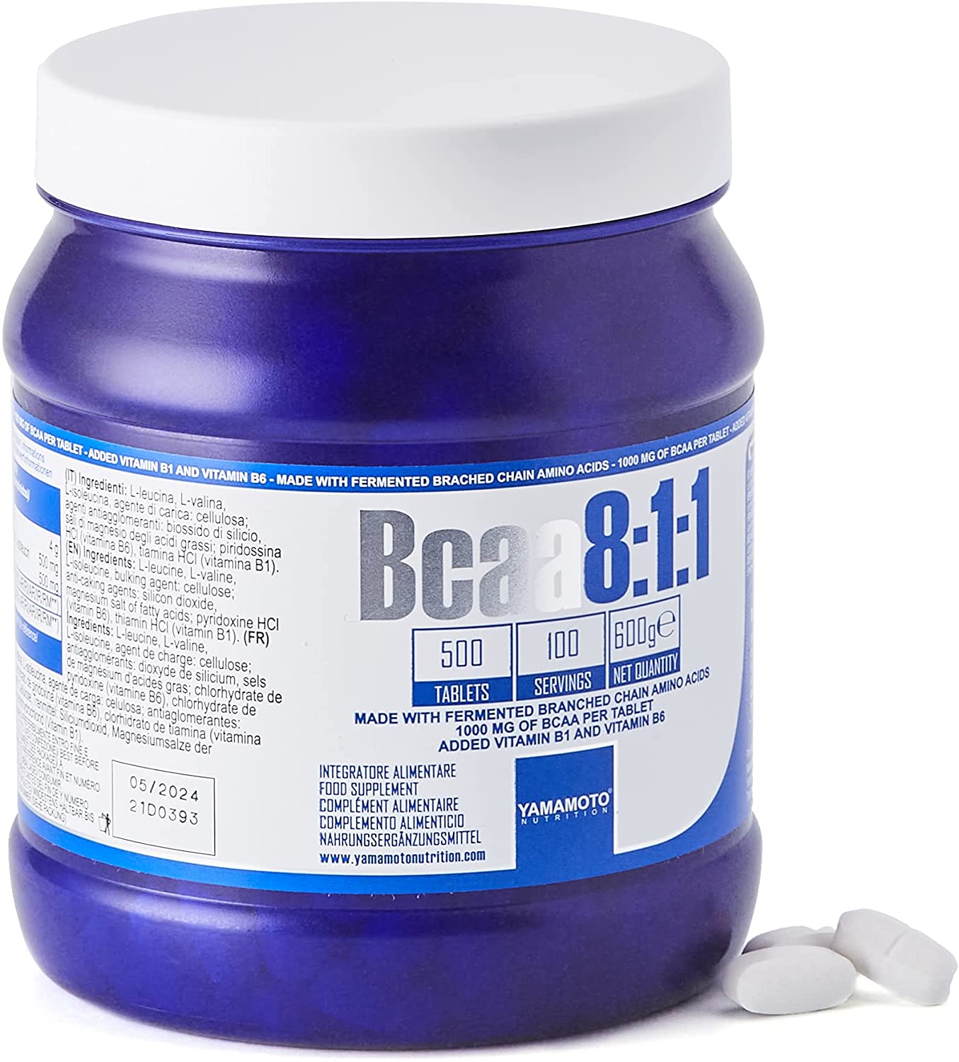 Yamamoto Nutrition BCAA 8:1:1 - 500 tablets