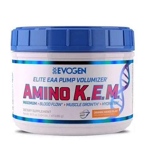 Evogen Amino K.E.M. EAA, Orange Mango Blast - 473g