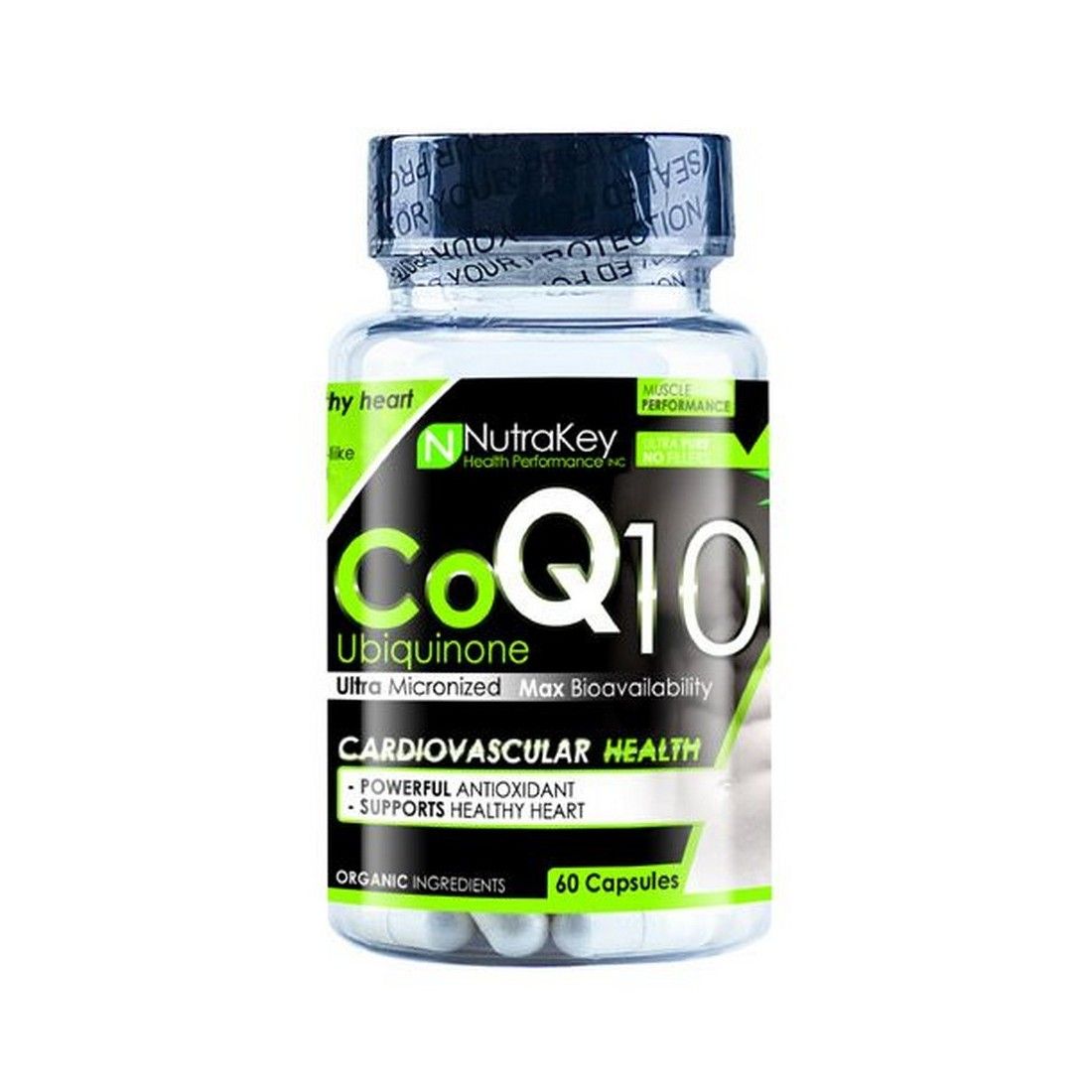 NutraKey CoQ10, 50mg - 60 caps