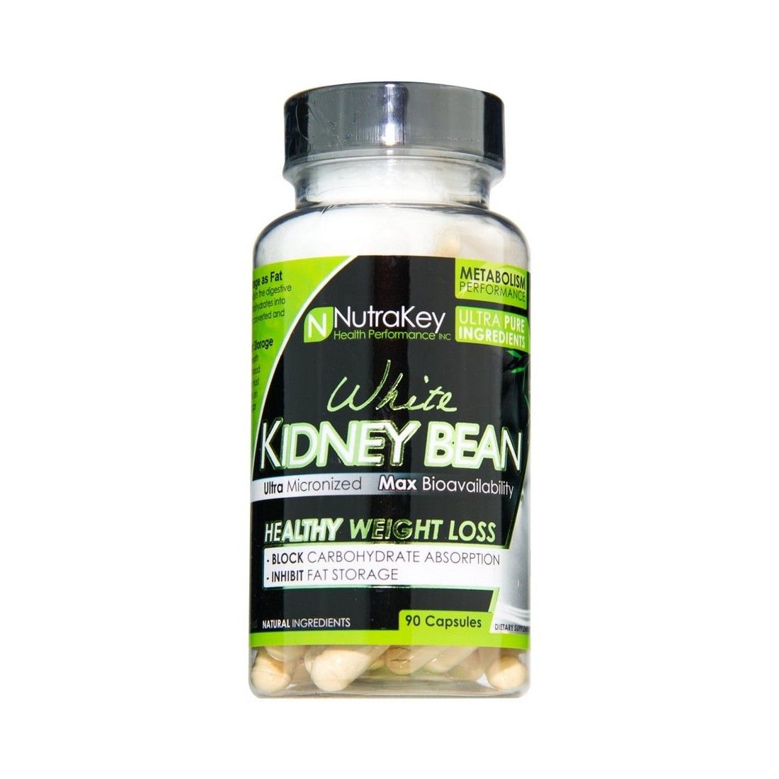 NutraKey White Kidney Bean, 500mg - 90 caps