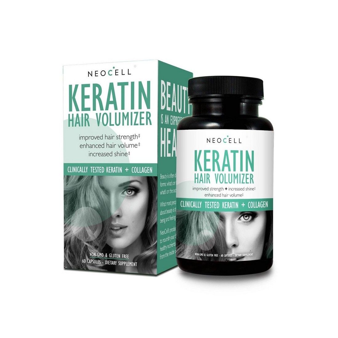 NeoCell Keratin Hair Volumizer - 60 caps