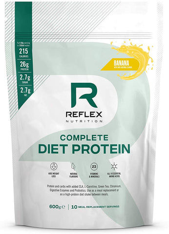 Reflex Nutrition Complete Diet Protein, Banana - 600g