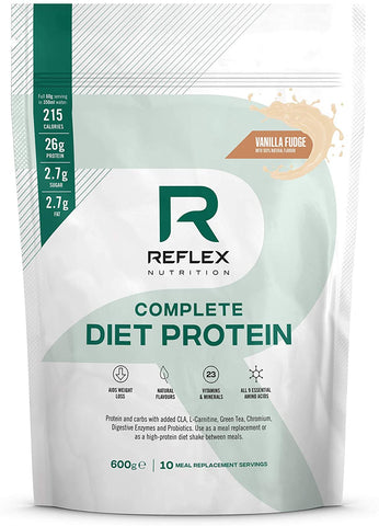 Reflex Nutrition Complete Diet Protein, Vanilla Fudge - 600g