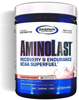 Gaspari Nutrition Aminolast, Peach Raspberry - 420g