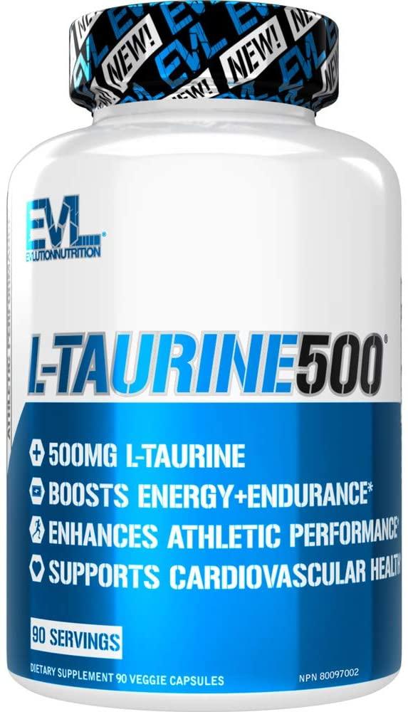 Evlution Nutrition L-Taurine 500 - 90 vcaps