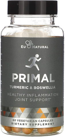 Eu Natural Primal Turmeric & Boswellia - 60 vcaps