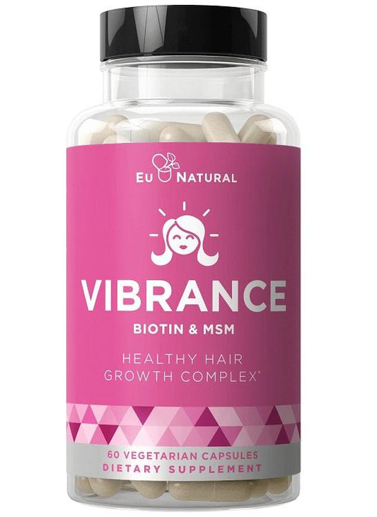 Eu Natural Vibrance Biotin & MSM - 60 vcaps