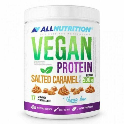 Allnutrition Vegan Protein, Salted Caramel - 500g