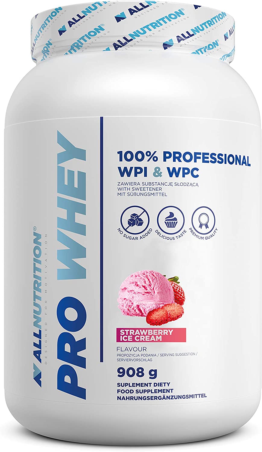 Allnutrition Pro Whey, Strawberry Ice Cream - 908g