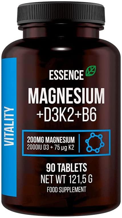 Essence Nutrition Magnesium + D3K2 + B6 - 90 tablets