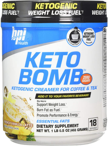 BPI Sports Keto Bomb, French Vanilla Late - 468g