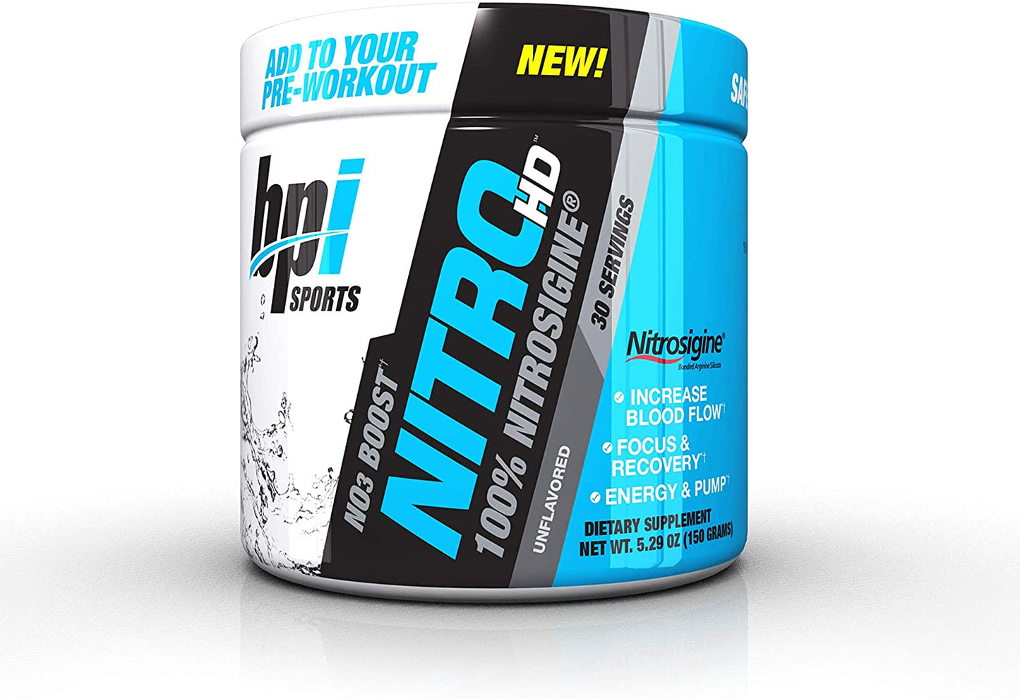 BPI Sports Nitro HD, Unflavored - 150g