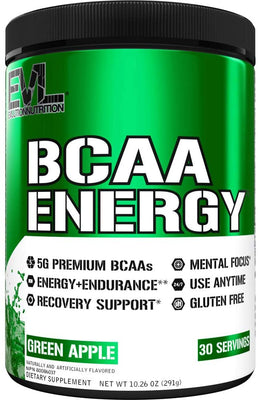 EVLution Nutrition BCAA Energy, Green Apple - 291g