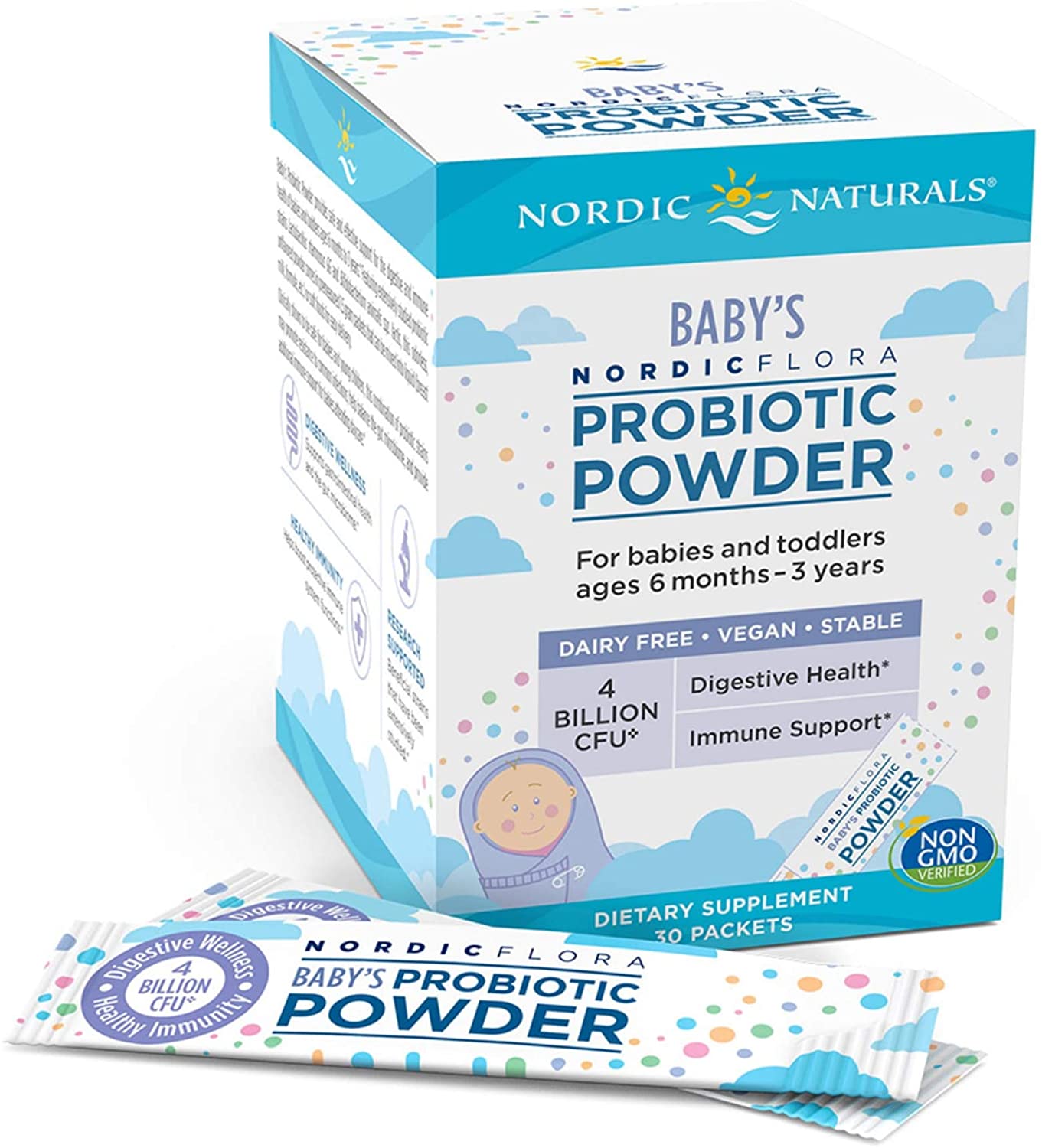 Nordic Naturals Baby's Nordic Flora Probiotic Powder - 30 packets
