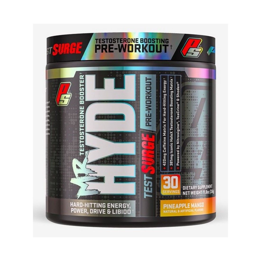 Pro Supps Mr. Hyde Test Surge, Pineapple Mango - 336g