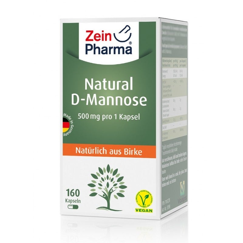 Zein Pharma Natural D-Mannose, 500mg - 160 caps