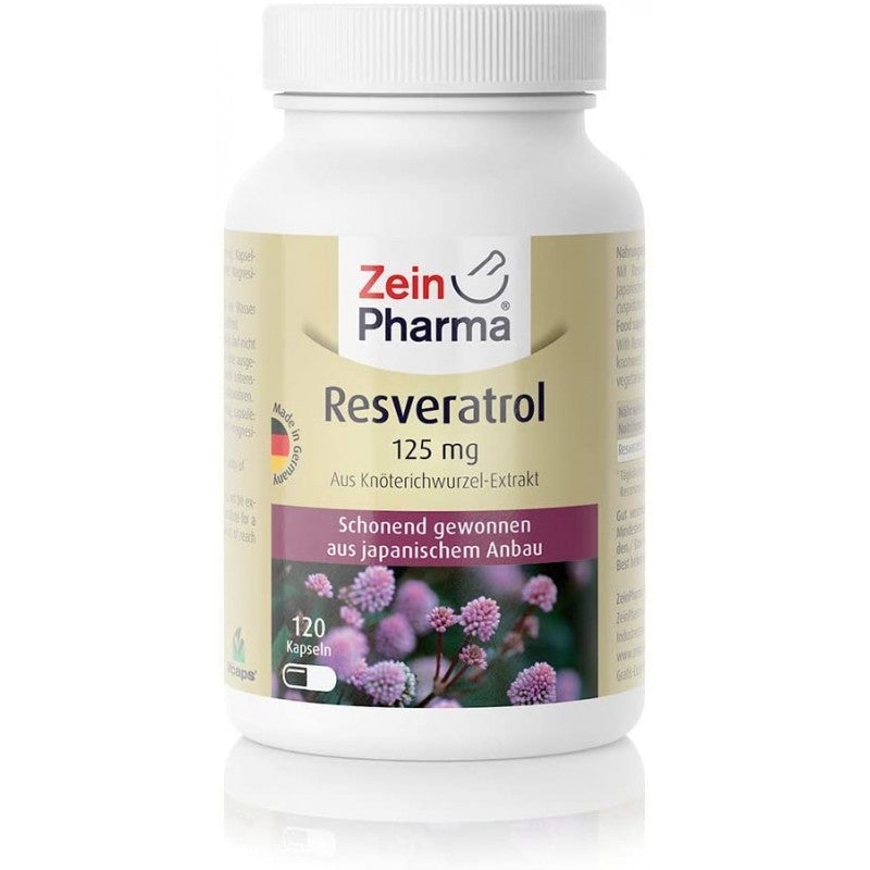 Zein Pharma Resveratrol, 125mg - 120 caps