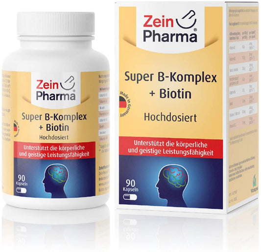 Zein Pharma Super B-Komplex + Biotine - 90 caps