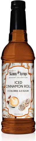 Jordan's Skinny Syrups Sugar Free Syrup, Iced Cinnamon Roll - 750 ml.