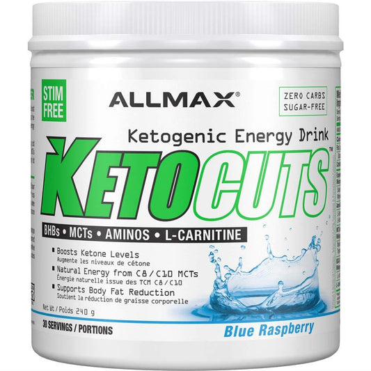 AllMax Nutrition KetoCuts, Blue Raspberry - 240g