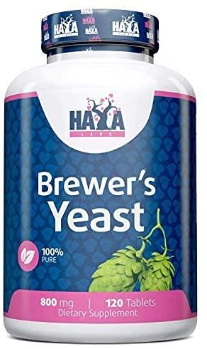 Haya Labs Brewer's Yeast, 800mg - 120 tablets